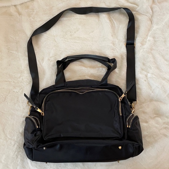 Sol and Selene Streetside Satchel in Black Nylon - Picture 2 of 7